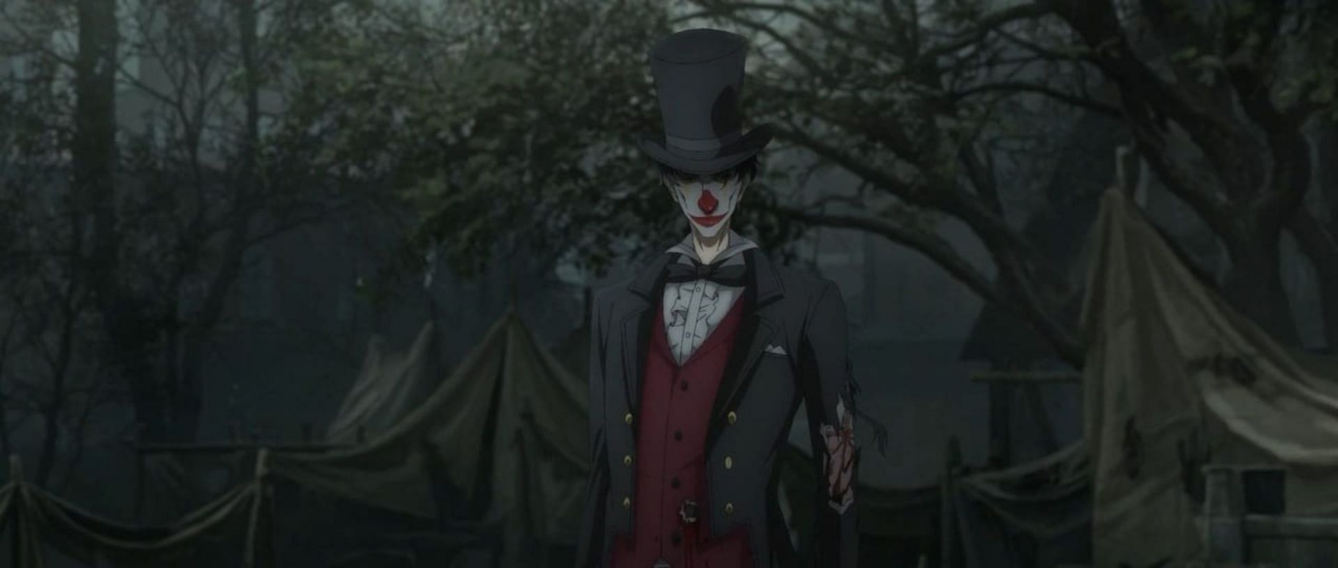 The Clown tells Klein the corresponding Sequence 8 for Seer (Image via B.CMAY PICTURES)